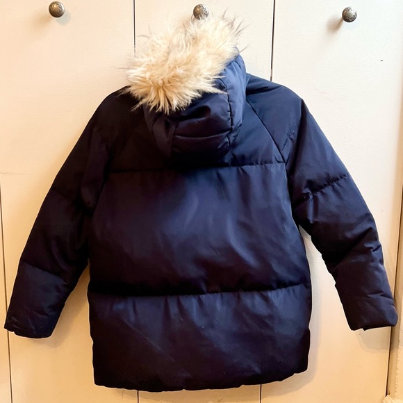 Zara Kids Navy Blue Down Coat 11/12 - Picture 2 of 5